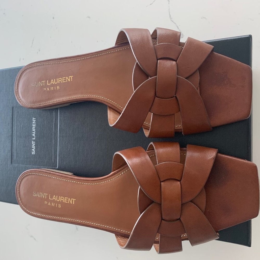 Saint Laurent Tribute Nu Pieds Slide